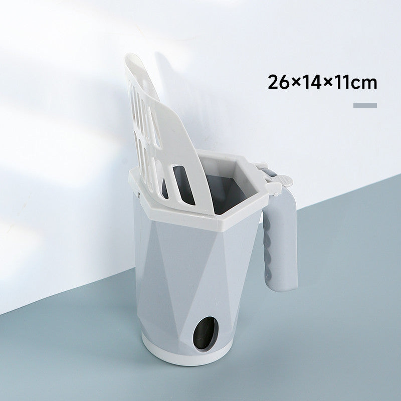 带收纳袋架的猫砂清洁器 - Lamylie