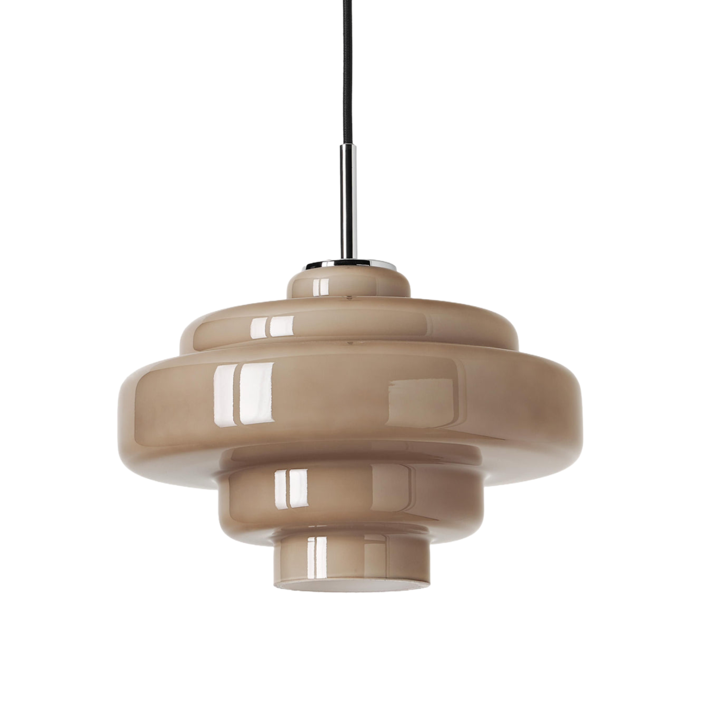 Colored Glass Pendant Lamp with Adjustable Suspension | Modern Light Point for Dining Room Kitchen Living Room - Lamylie