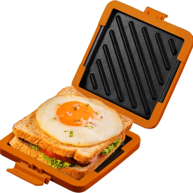 Accessoire de gril pour micro-ondes pour préparer des en-cas irrésistiblement croustillants en quelques minutes - Lamylie