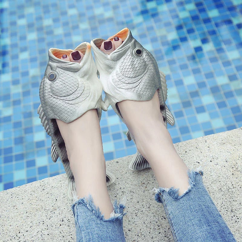 Chaussons en forme de poisson – Transformez chaque pas en un moment de confort et de plaisir sans effort - Lamylie