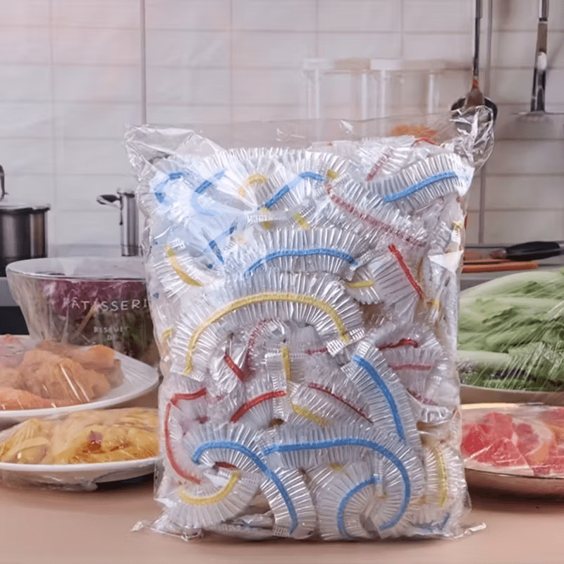 Rugalmas élelmiszertároló-fedelek, 1000 darab, PE-ből - Lamylie