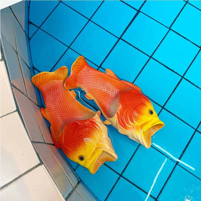 Chaussons en forme de poisson – Transformez chaque pas en un moment de confort et de plaisir sans effort - Lamylie