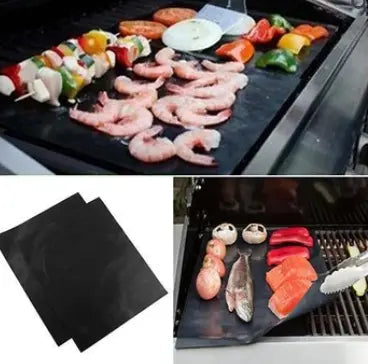 Non-Stick BBQ Mat | Easy Clean Grilling | Ideal for Meat, Fish, and Veggies | GrillClean - Lamylie