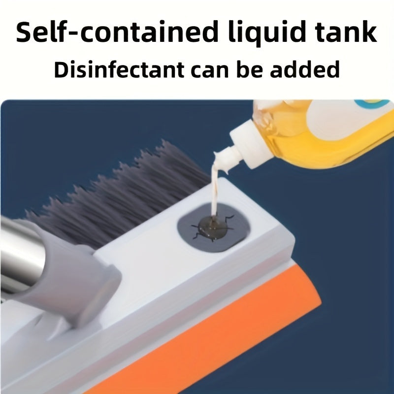 Hydrobrush compacte handschrobborstel — Geïntegreerd zeepreservoir, ergonomische handgreep