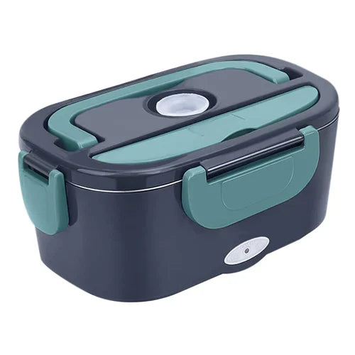 Elektryczny lunchbox z funkcją podgrzewania 1.5L | Ciepłe jedzenie w podróży, samochodzie i domu - Lamylie