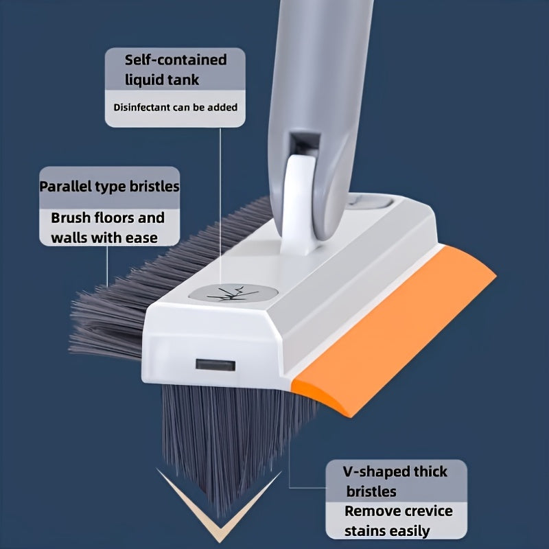 Hydrobrush compacte handschrobborstel — Geïntegreerd zeepreservoir, ergonomische handgreep
