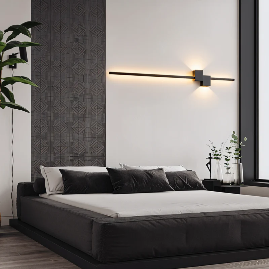 LumiNova minimalistisk LED-vegglampe — ren, moderne silhuett