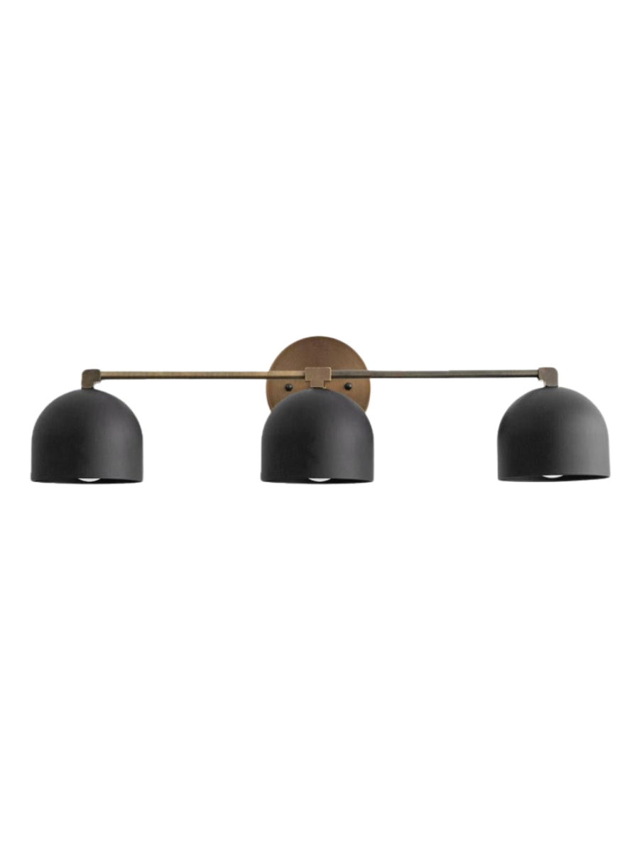 Wall Lamp Dome Shade Mid-Century Retro Design Bathroom Hallway - Lamylie