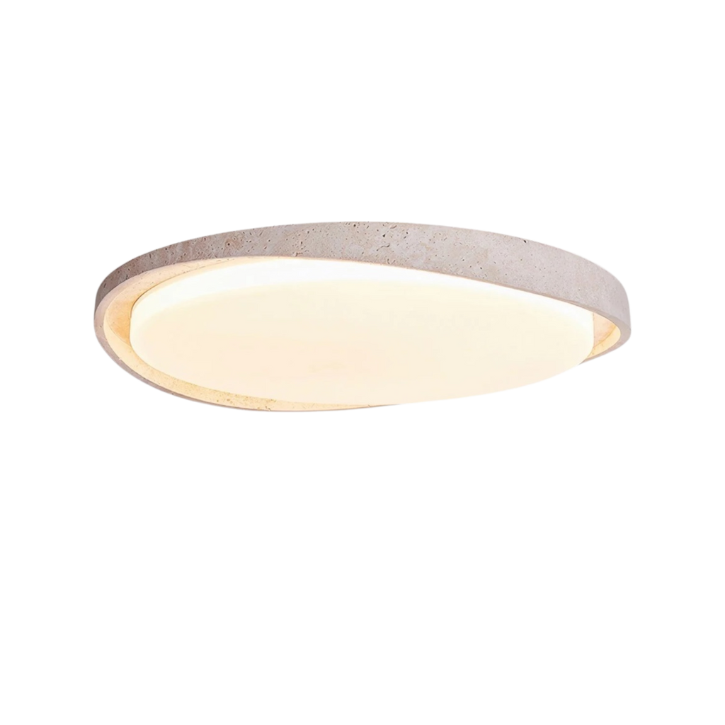 Ceiling Light in Stone Finish – Gentle, Uniform Illumination - Lamylie
