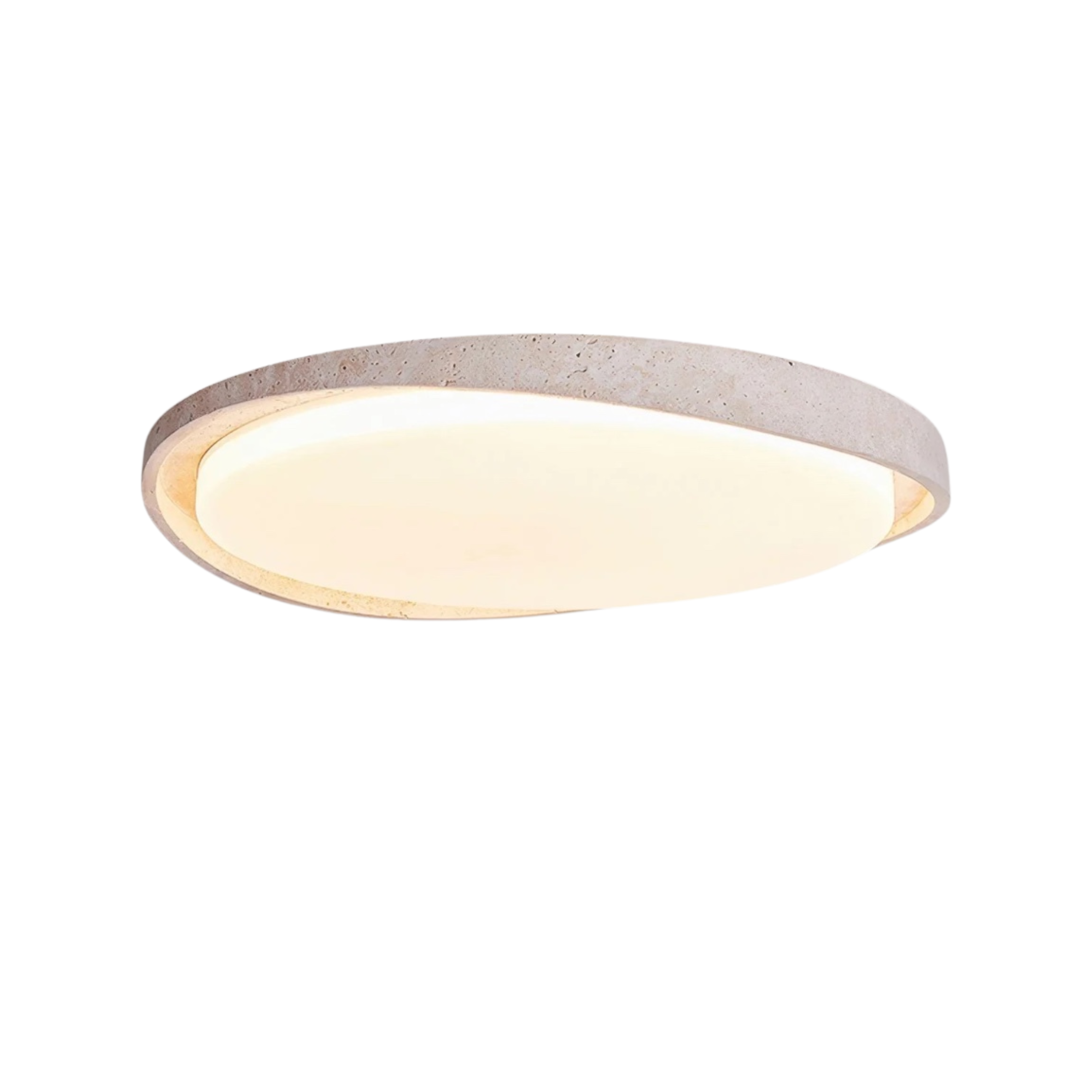 Deckenleuchte in Steinoptik – Sanfte, gleichmäßige Beleuchtung - Lamylie