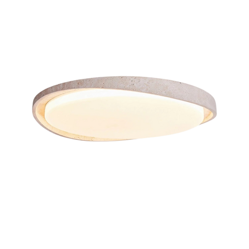 Ceiling Light in Stone Finish – Gentle, Uniform Illumination - Lamylie
