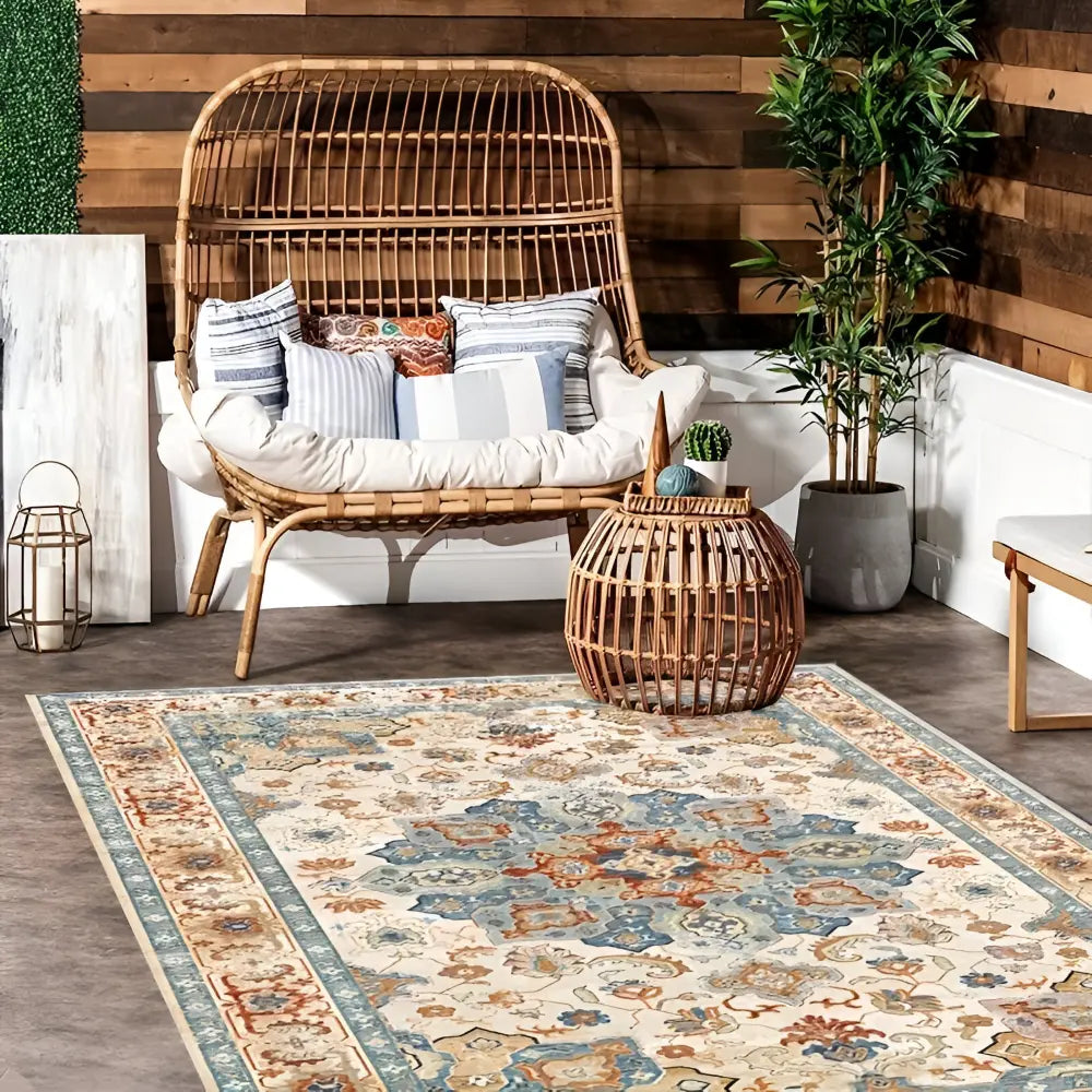 Tapis d’extérieur | Base en PVC antidérapante | Design nordique | FjordFloor - Lamylie