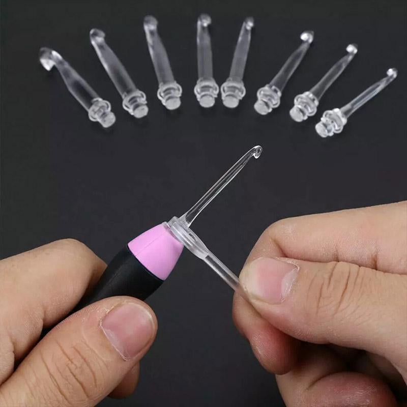 LED Crochet Hooks – Eliminate Dark Stitches for Bright Creative Moments! - Lamylie