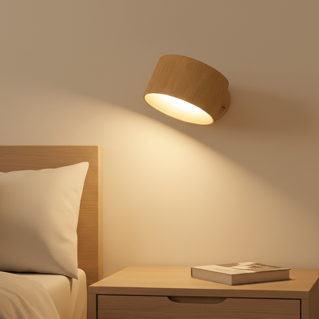Wiederaufladbare LED-Wandleuchte mit verstellbarem Kopf - Lamylie