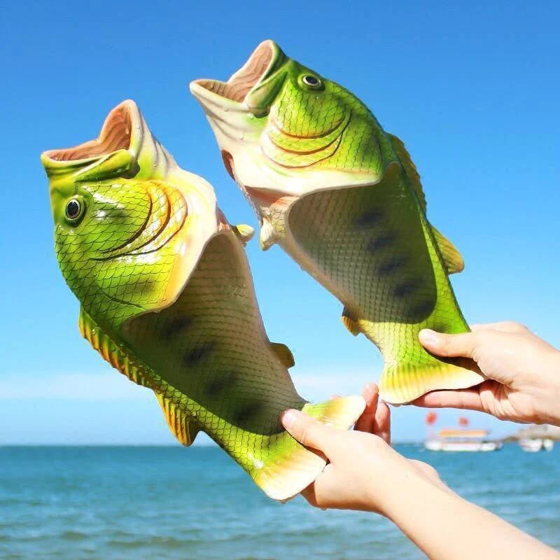 Chaussons en forme de poisson – Transformez chaque pas en un moment de confort et de plaisir sans effort - Lamylie