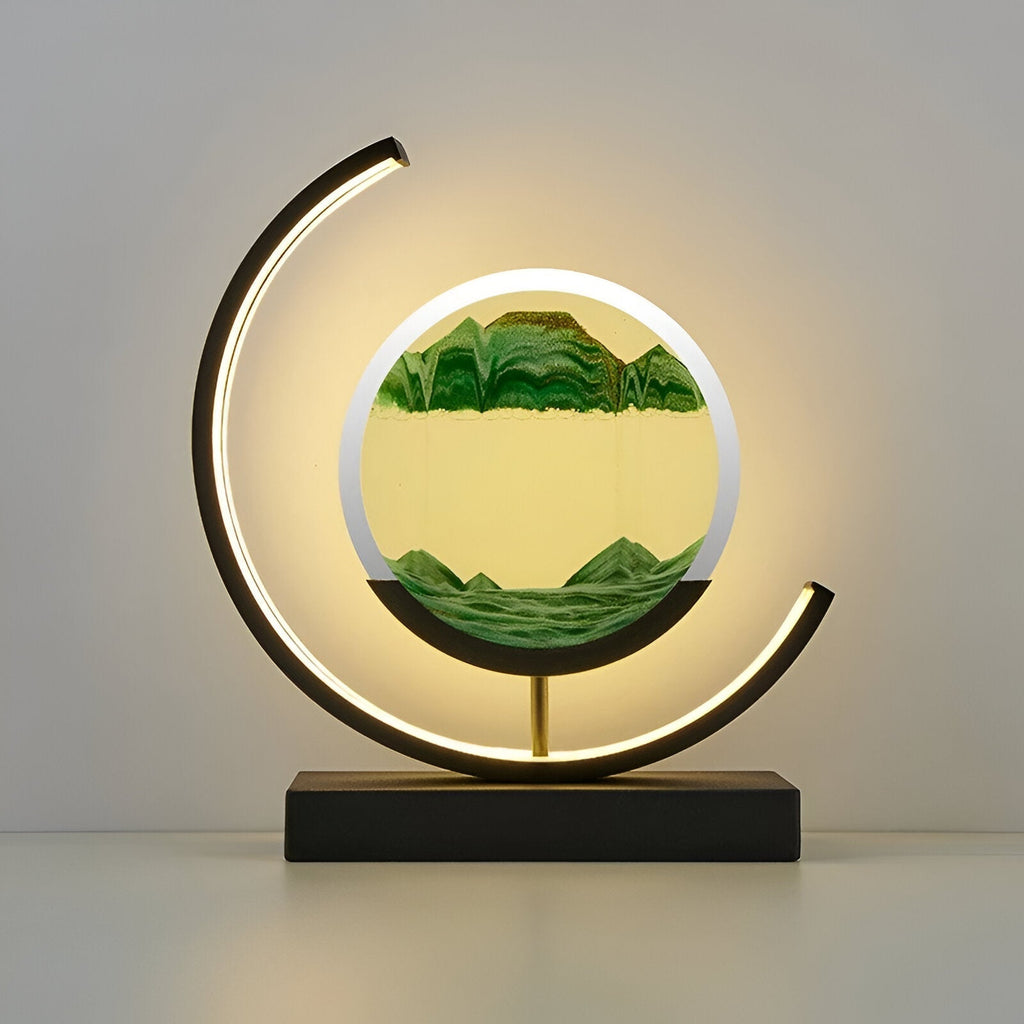 Sand Glow LED beleuchtete Sandlampe - Lamylie
