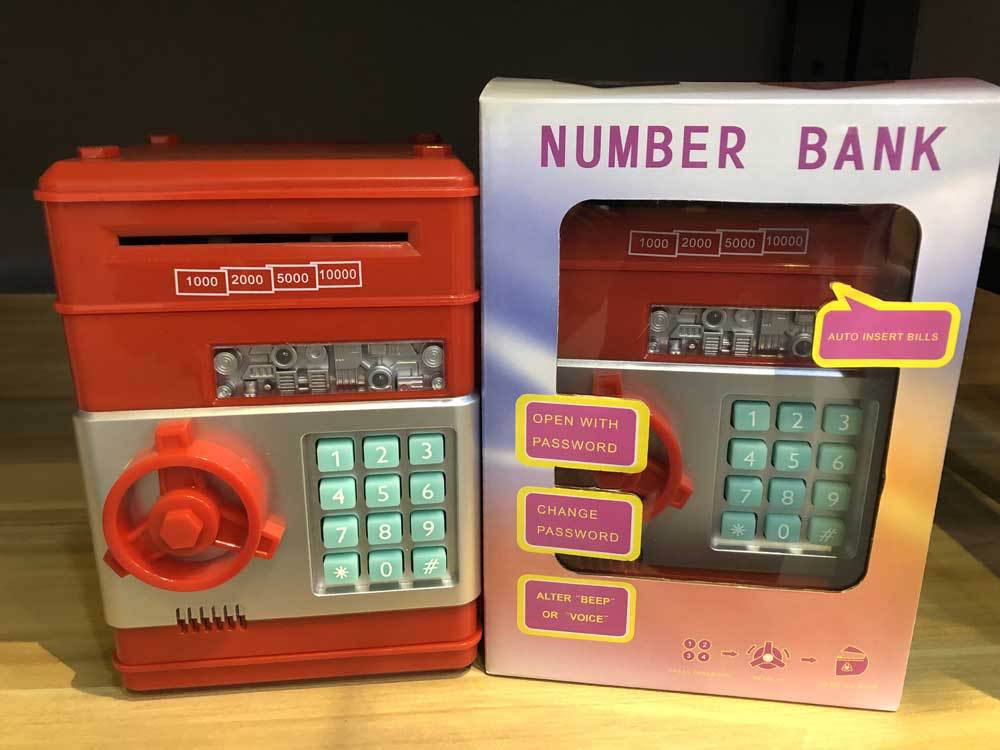 Mini Piggy Bank - Safeguards Pocket Money and Turns Saving into Fun Adventure for Kids - Lamylie