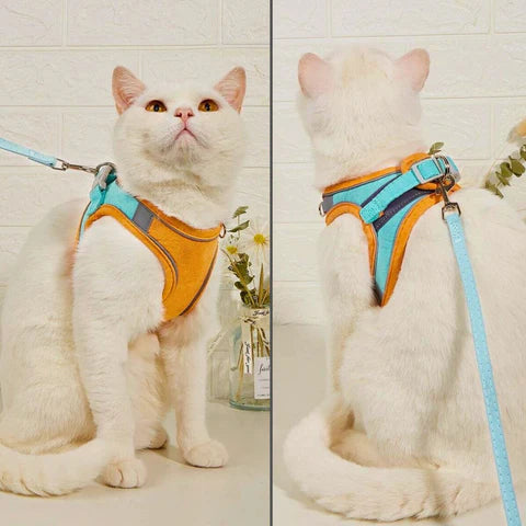 Pettorina confortevole per gatti - stile VeloraPaw - Lamylie