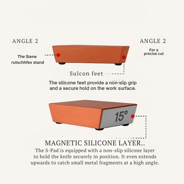 Knife Sharpening | Rolling Edge Sharpener | Quick & Accurate Sharpening | Blade Power - Lamylie