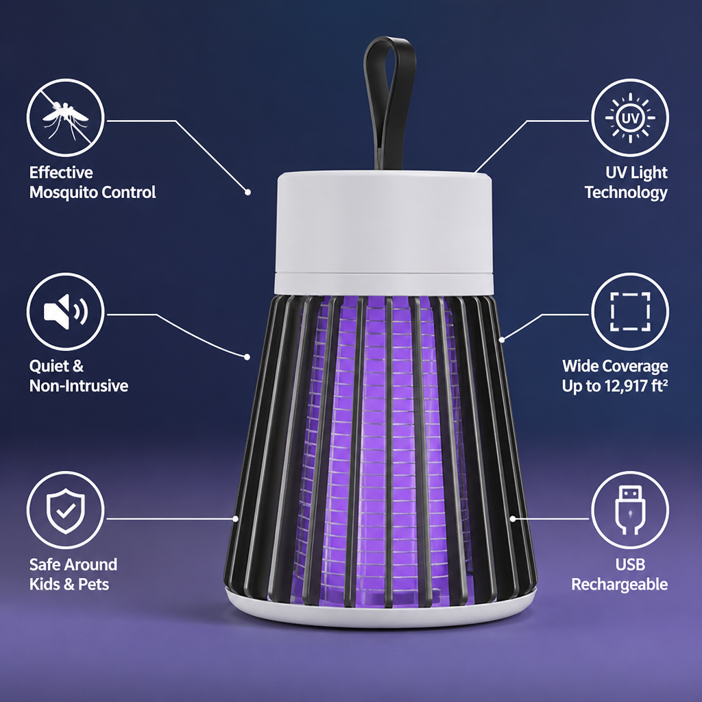 MosQuiShield — Protection silencieuse et sans produits chimiques pour des nuits paisibles, sans moustiques - Lamylie