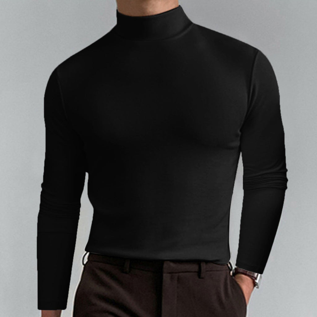 Marsilio – Col roulé ajusté sculptant pour homme – Lamylie