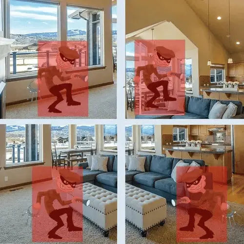 Überwachungskamera | 360° Drehung Pan | Bewegungserkennung und Nachtsicht | HomeOrbit - Lamylie
