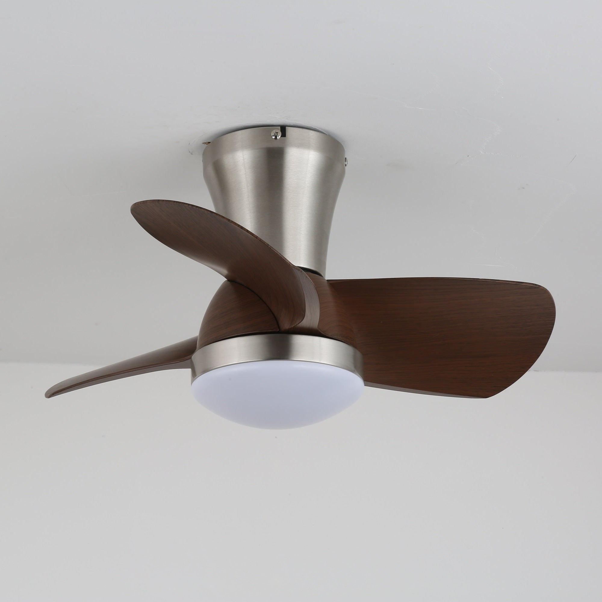 Modern mennyezeti ventilátor LED-világítással és távirányítóval | Skandináv beltéri dizájn - Lamylie