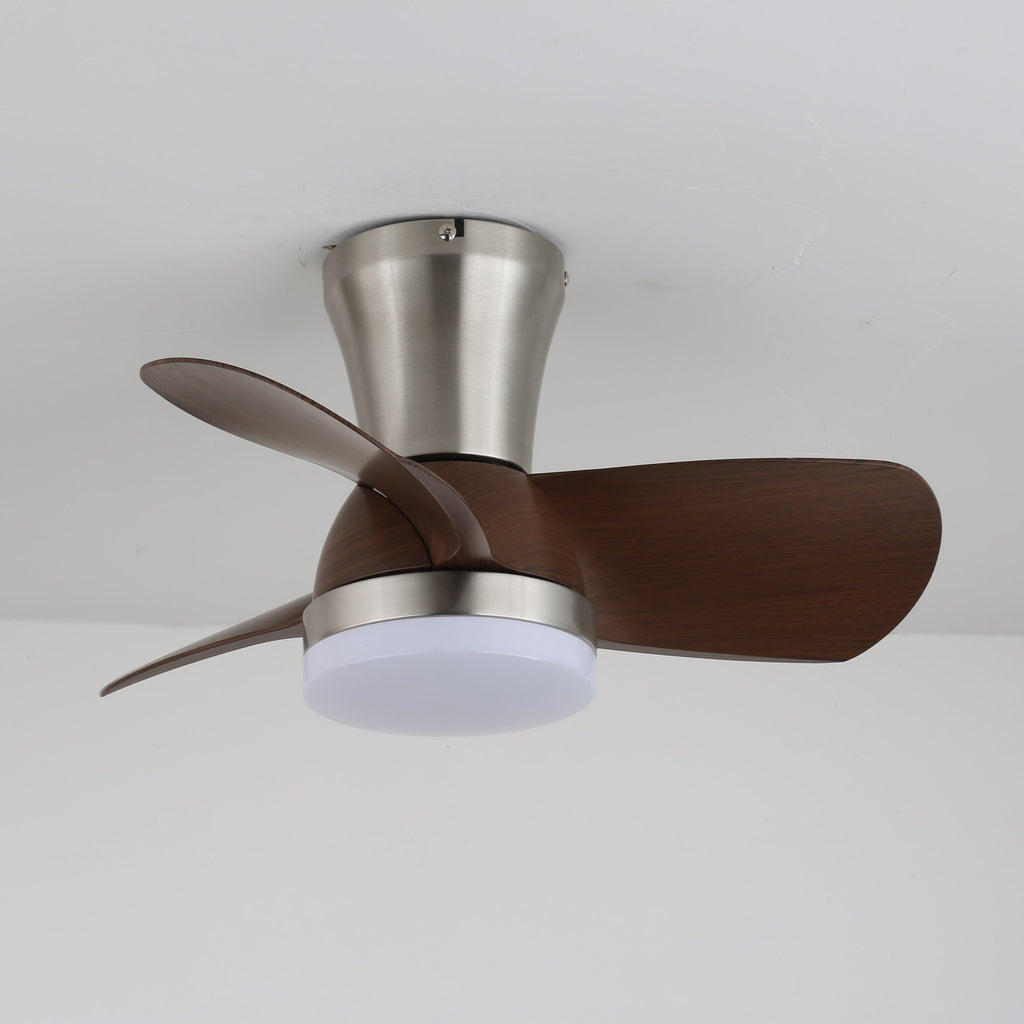 Modern mennyezeti ventilátor LED-világítással és távirányítóval | Skandináv beltéri dizájn - Lamylie