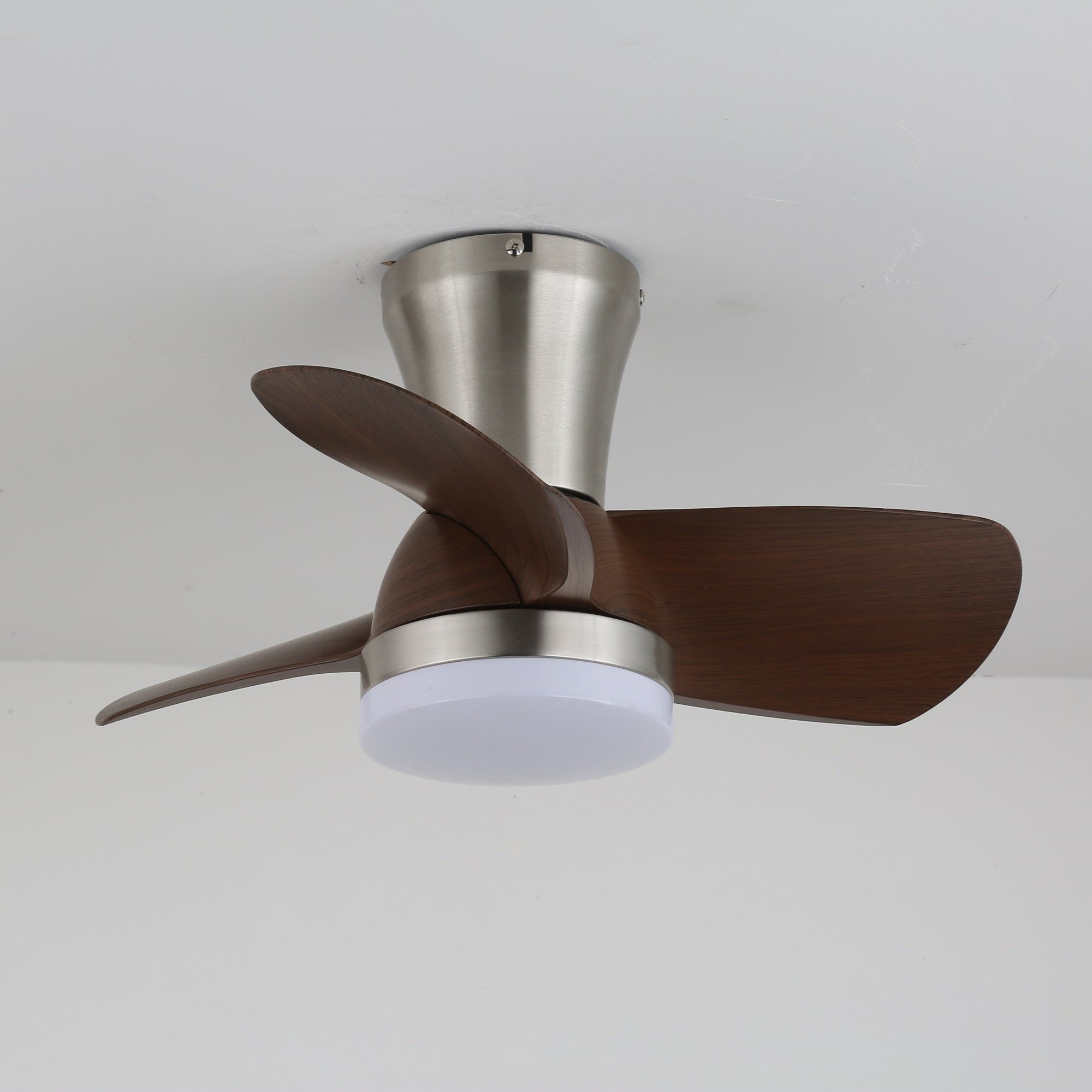 Modern mennyezeti ventilátor LED-világítással és távirányítóval | Skandináv beltéri dizájn - Lamylie