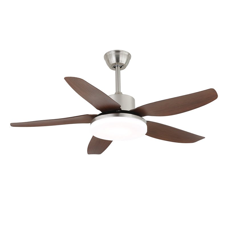 Stropní ventilátor s osvětlením a dálkovým ovládáním – stylový design s dřevěnými lopatkami – energeticky úsporné LED osvětlení – nastavitelné rychlosti – Lamylie