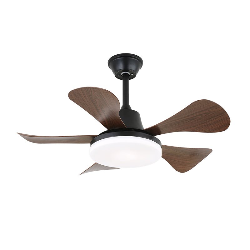 Stropní ventilátor s osvětlením a dálkovým ovládáním – stylový design s dřevěnými lopatkami – energeticky úsporné LED osvětlení – nastavitelné rychlosti – Lamylie