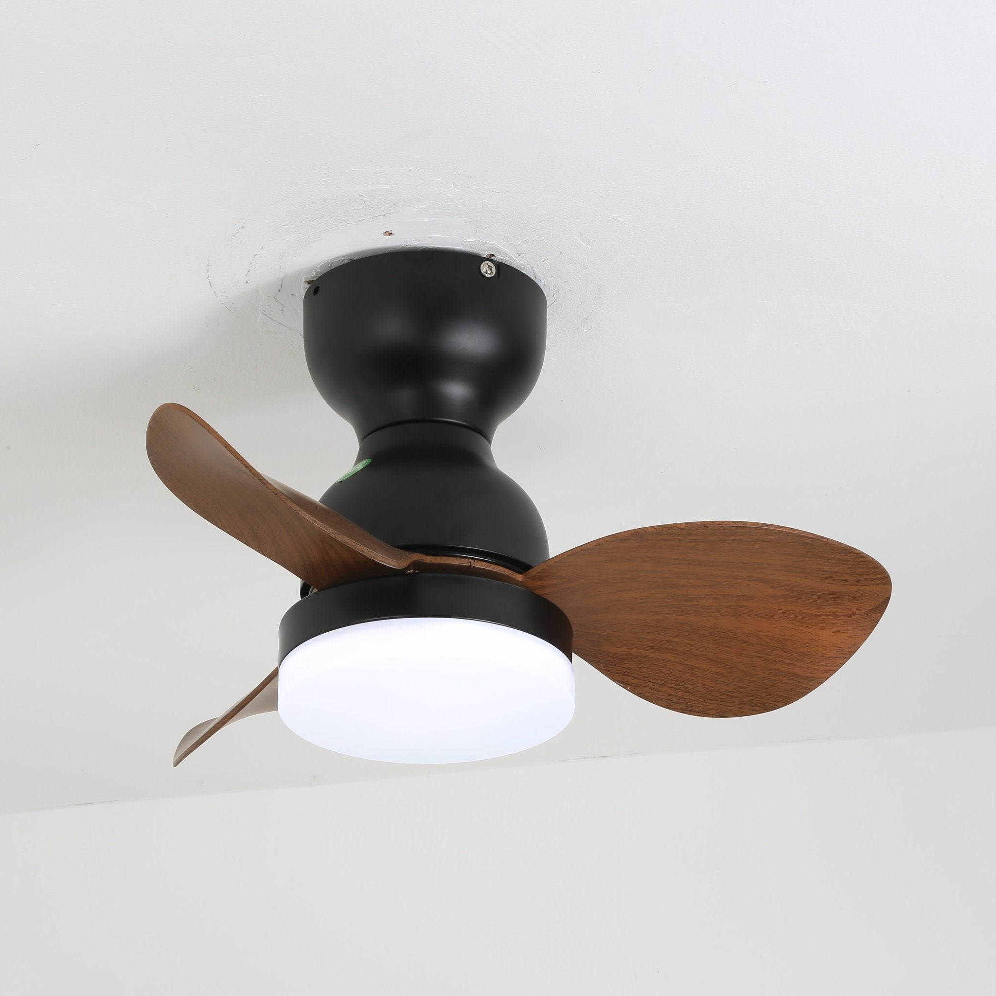 Takfläkt med belysning Ø55 cm, modern fläkt med 6 hastigheter och 3 ljusinställningar, LED-fläkt för vardagsrum och sovrum - Lamylie