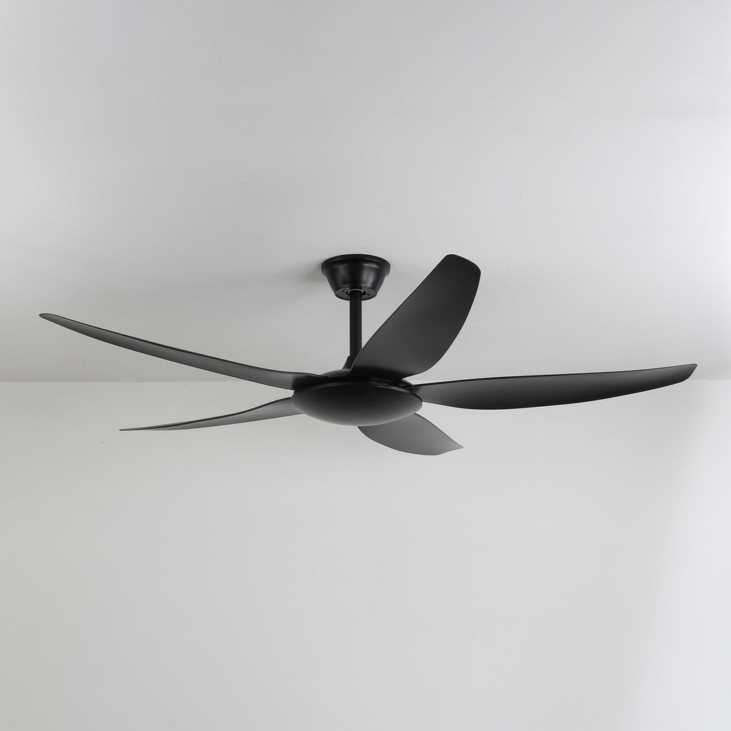 Minimalistinen kattotuuletin valaisimella Ø132 cm — 6 nopeutta ja kaukosäädin – Lamylie