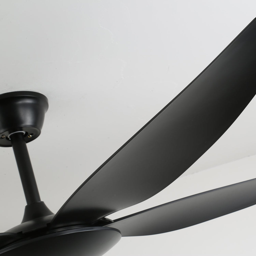 Minimalistinen kattotuuletin valaisimella Ø132 cm — 6 nopeutta ja kaukosäädin – Lamylie