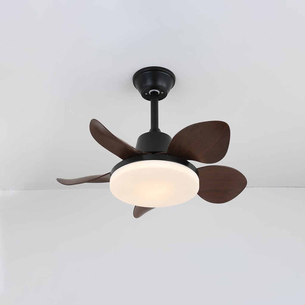 Ventilateur de plafond moderne Veyra avec lampe et 6 vitesses | Diamètre : 71 cm | Télécommande - Lamylie