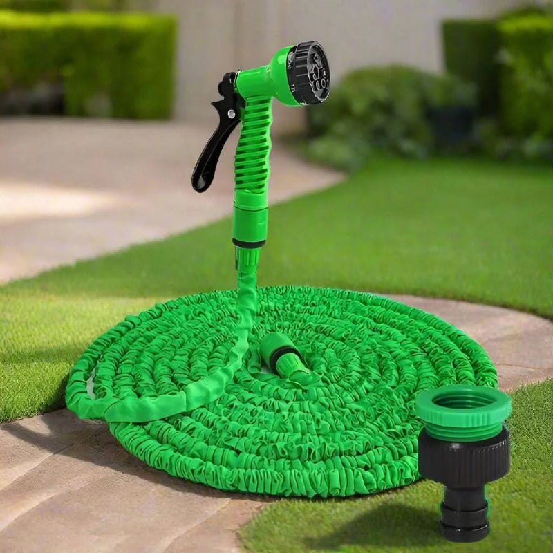 Hydromax High-Pressure Expandable Hose — Expands 7.5 to 22.5 Meters, Lightweight & Flexible