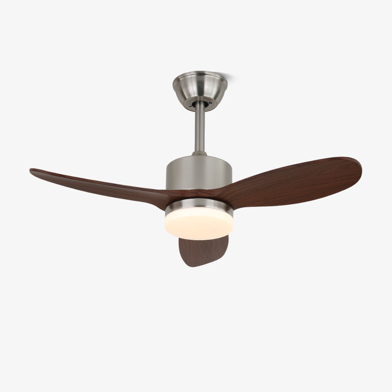Stropní ventilátor s osvětlením 106cm nebo 132cm, moderní design, motor s proměnnou frekvencí a 6 rychlostmi, do ložnice a obývacího pokoje, s dálkovým ovládáním – Lamylie