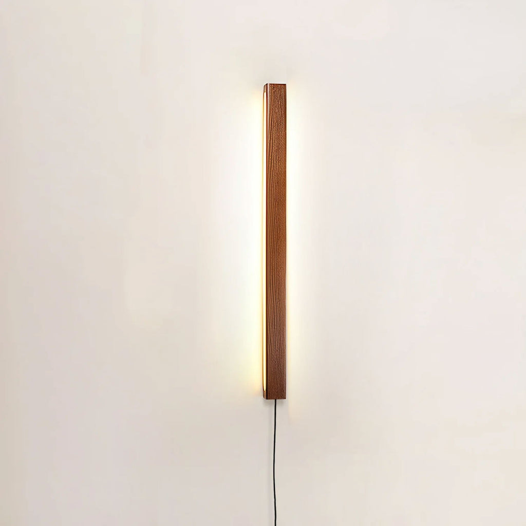 Kulatá dřevěná nástěnná lampa s LED — skandinávský design s funkcí stmívání — k dispozici ve třech velikostech – Lamylie