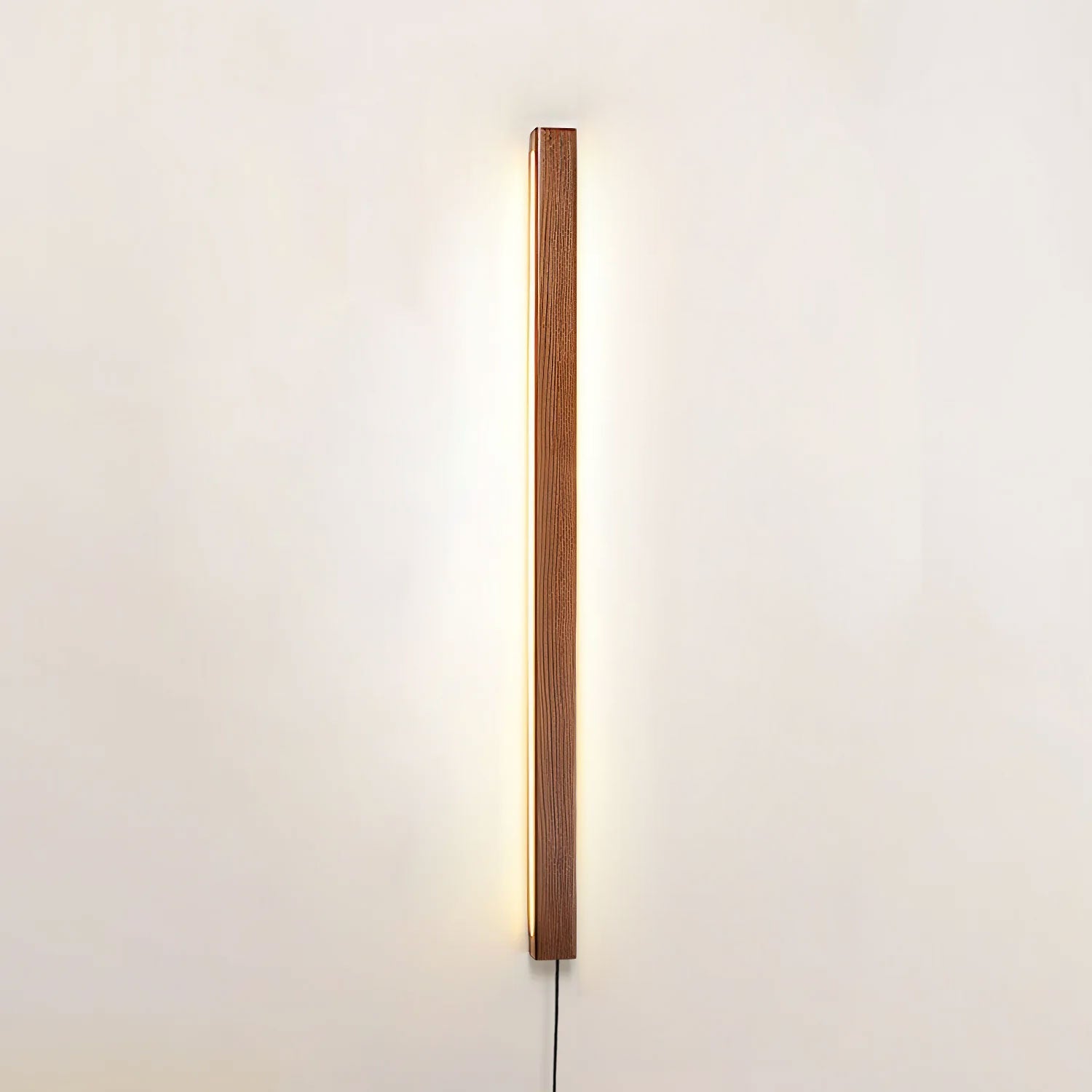 Kulatá dřevěná nástěnná lampa s LED — skandinávský design s funkcí stmívání — k dispozici ve třech velikostech – Lamylie