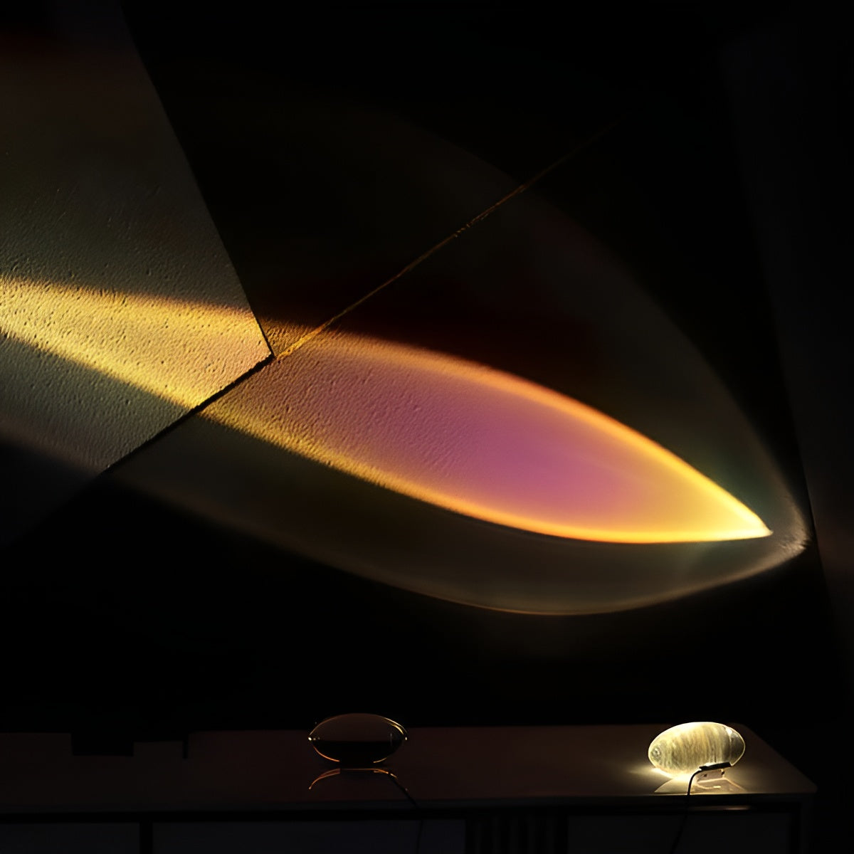 Oval Shaped Table Lamp with Cozy Ambient Lighting - Lamylie