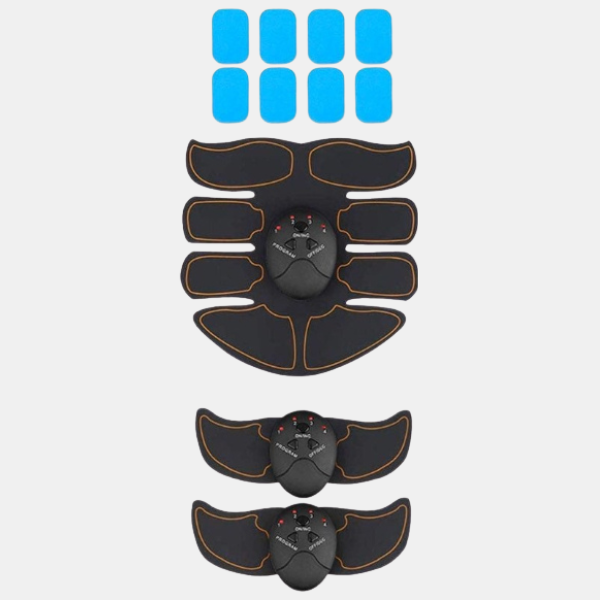 Treinador EMS para os músculos do tronco – Estimulador muscular abdominal para usar em casa - Lamylie