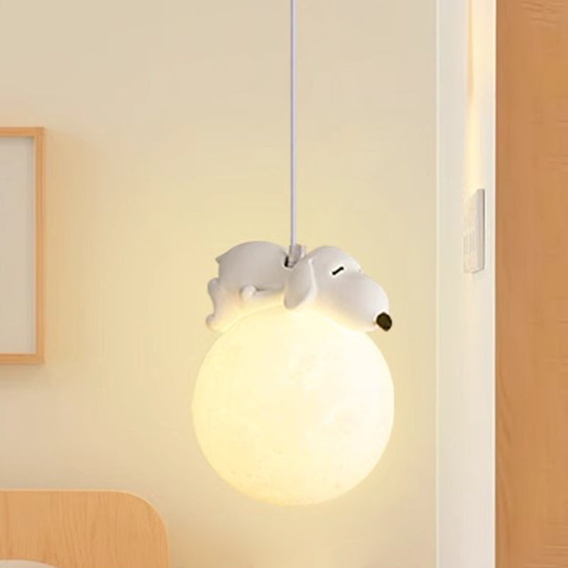 Lampada scandinava a forma di animale con design cartoon | Lampada a sospensione minimalista per camerette con portalampada E9 - Lamylie
