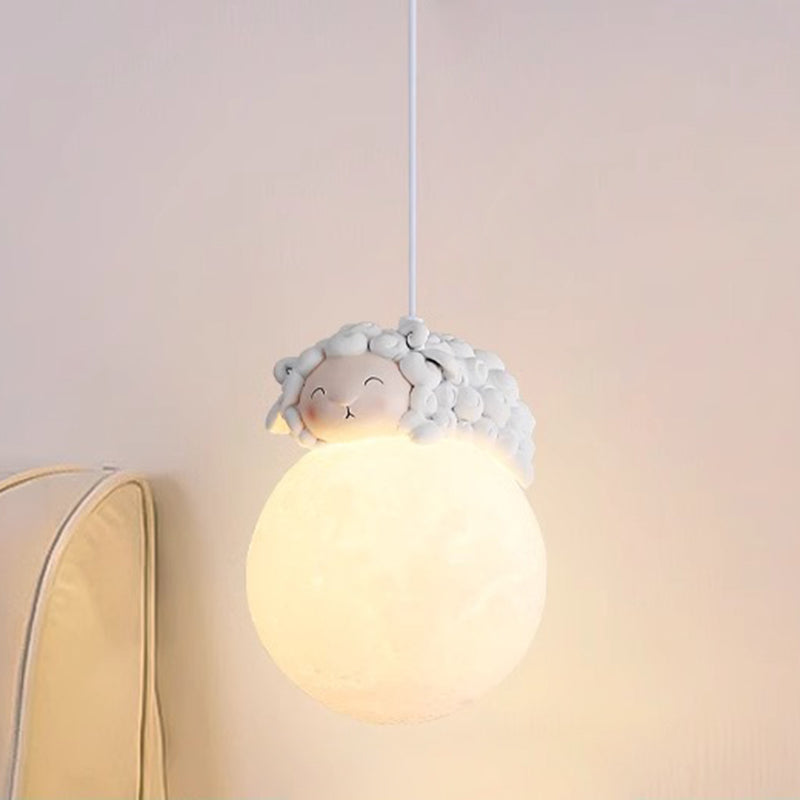 Lampada scandinava a forma di animale con design cartoon | Lampada a sospensione minimalista per camerette con portalampada E9 - Lamylie
