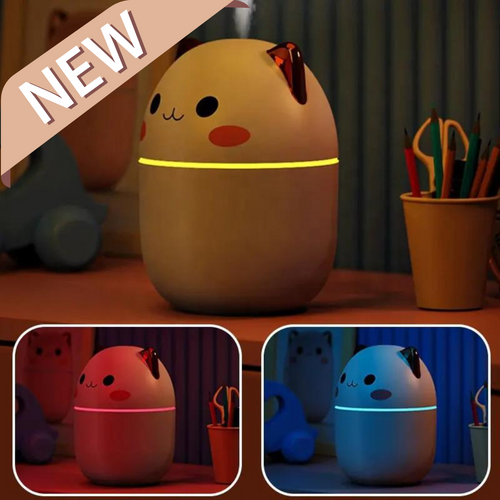 Humidificateur pour chat avec veilleuse LED | Humidification de 250ml pour chambre, bureau et chambre d’enfant - Lamylie