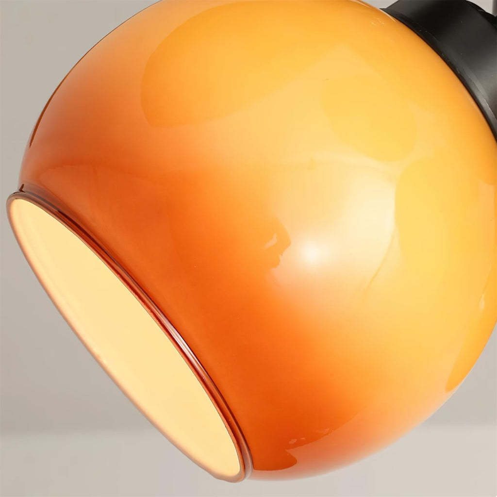 Ventilator de tavan tropical cu iluminare din sticlă Ø76cm | Lampă de tavan cu ventilator, telecomandă, intensitate reglabilă, 6 viteze, motor din cupru, pentru dormitor și living - Lamylie
