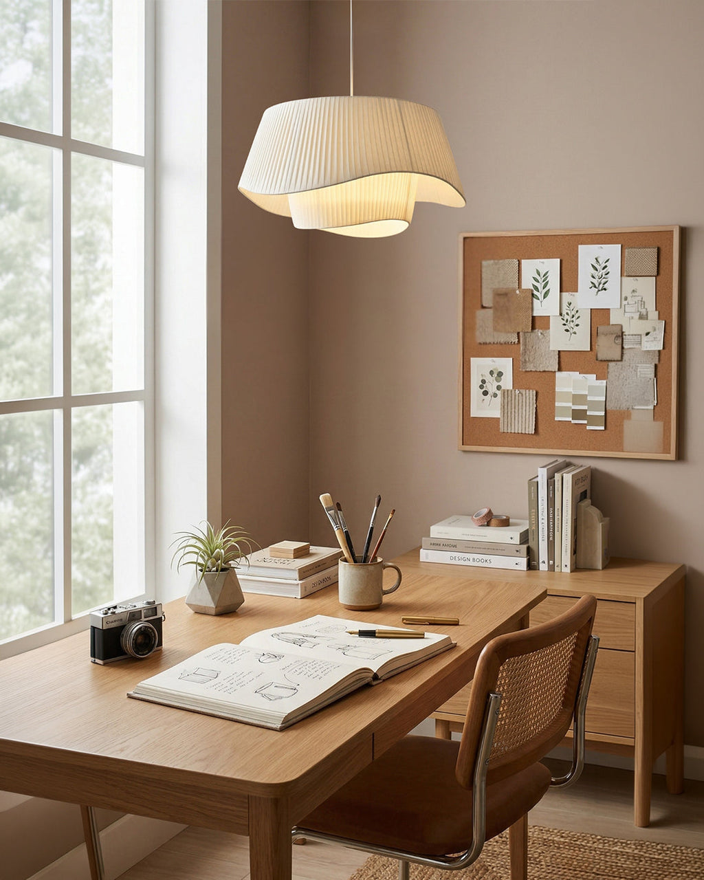 Moderne Tyvek Pendelleuchte Rundes Design Warmweiß Dimmbar Wohnzimmer Esszimmer Schlafzimmer Dekorative Deckenbeleuchtung - Lamylie