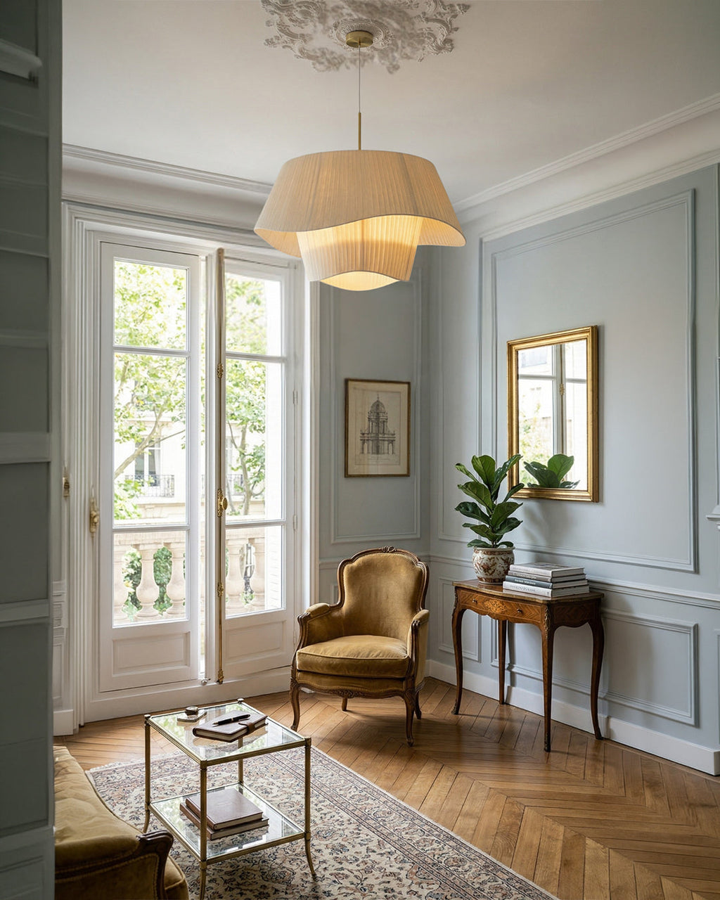 Moderne Tyvek Pendelleuchte Rundes Design Warmweiß Dimmbar Wohnzimmer Esszimmer Schlafzimmer Dekorative Deckenbeleuchtung - Lamylie