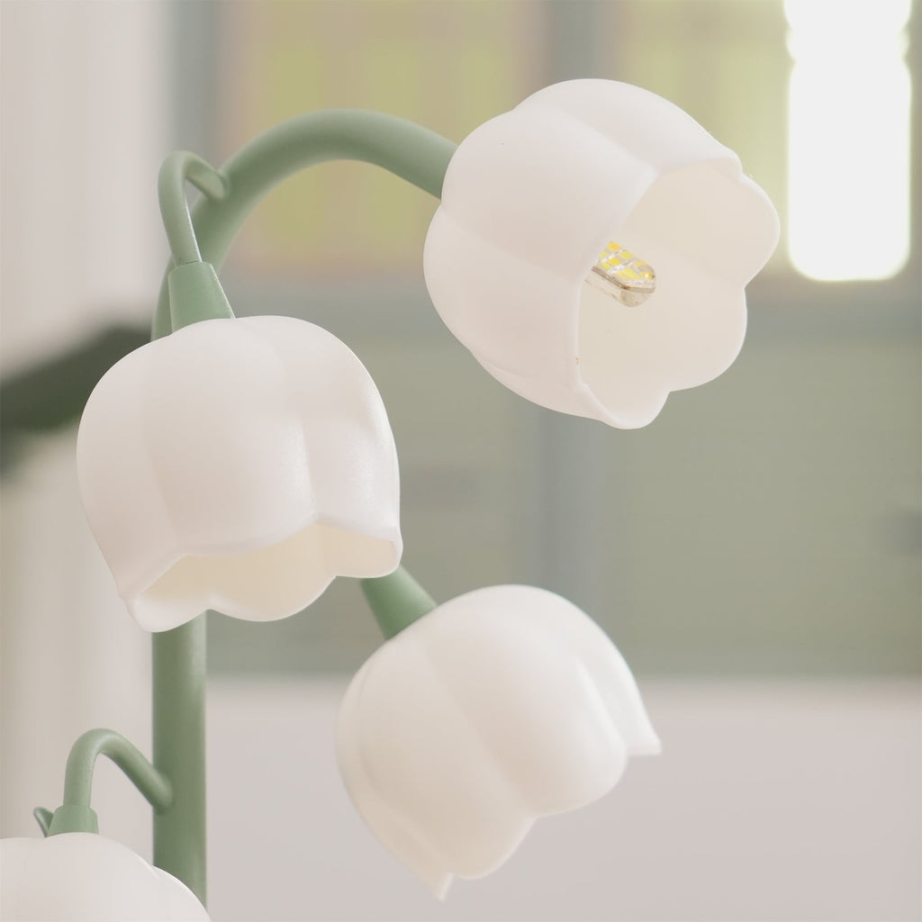 Table lamp with a bell orchid - Lamylie