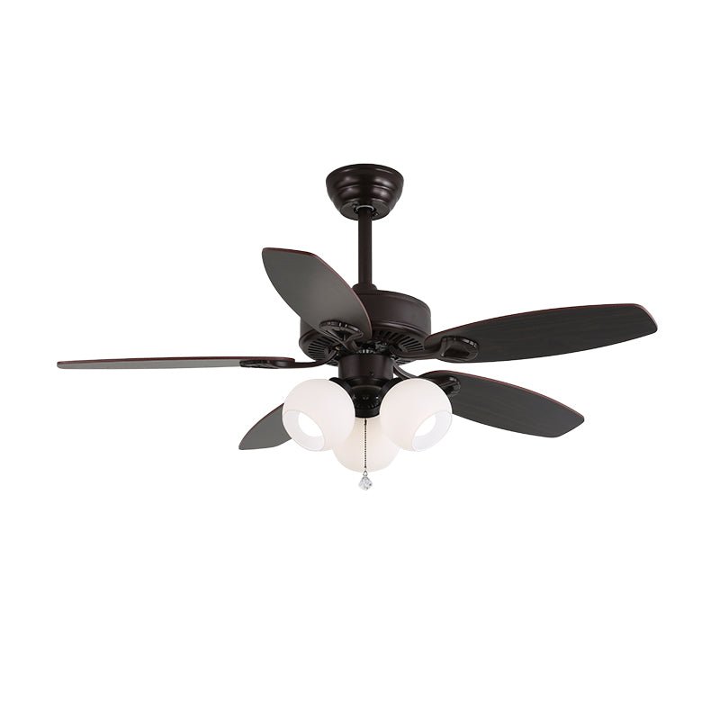 Vintage mennyezeti ventilátor világítással, 107cm - Lamylie