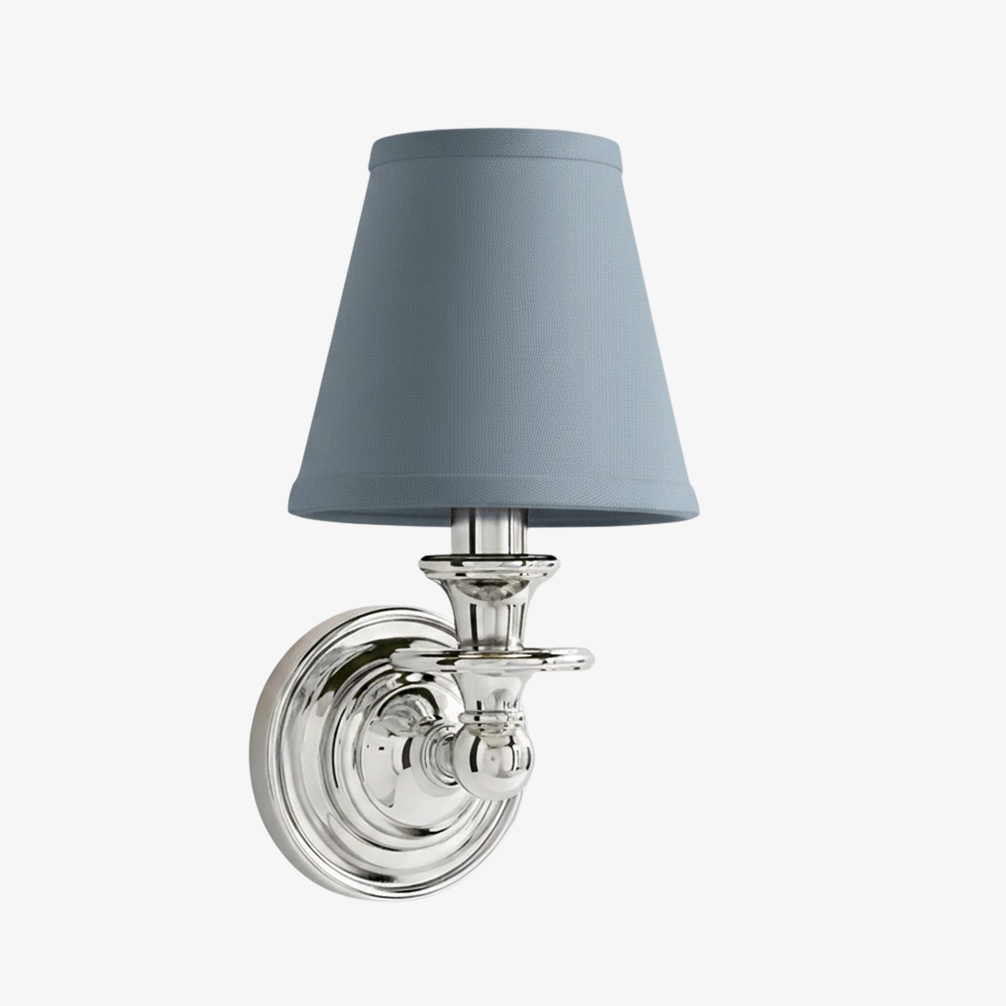 Wall Lamp with Fabric Shade and Gooseneck Arm | Wrought Iron Fixture with Adjustable Reading Lamp - Lamylie
